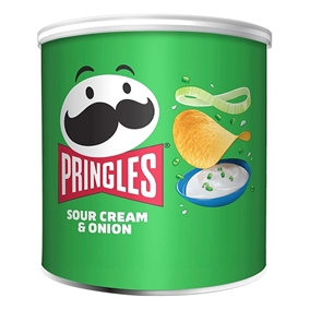 (Gratis ved køb for 350kr) Pringles Sour Cream & onion - Chips 40g